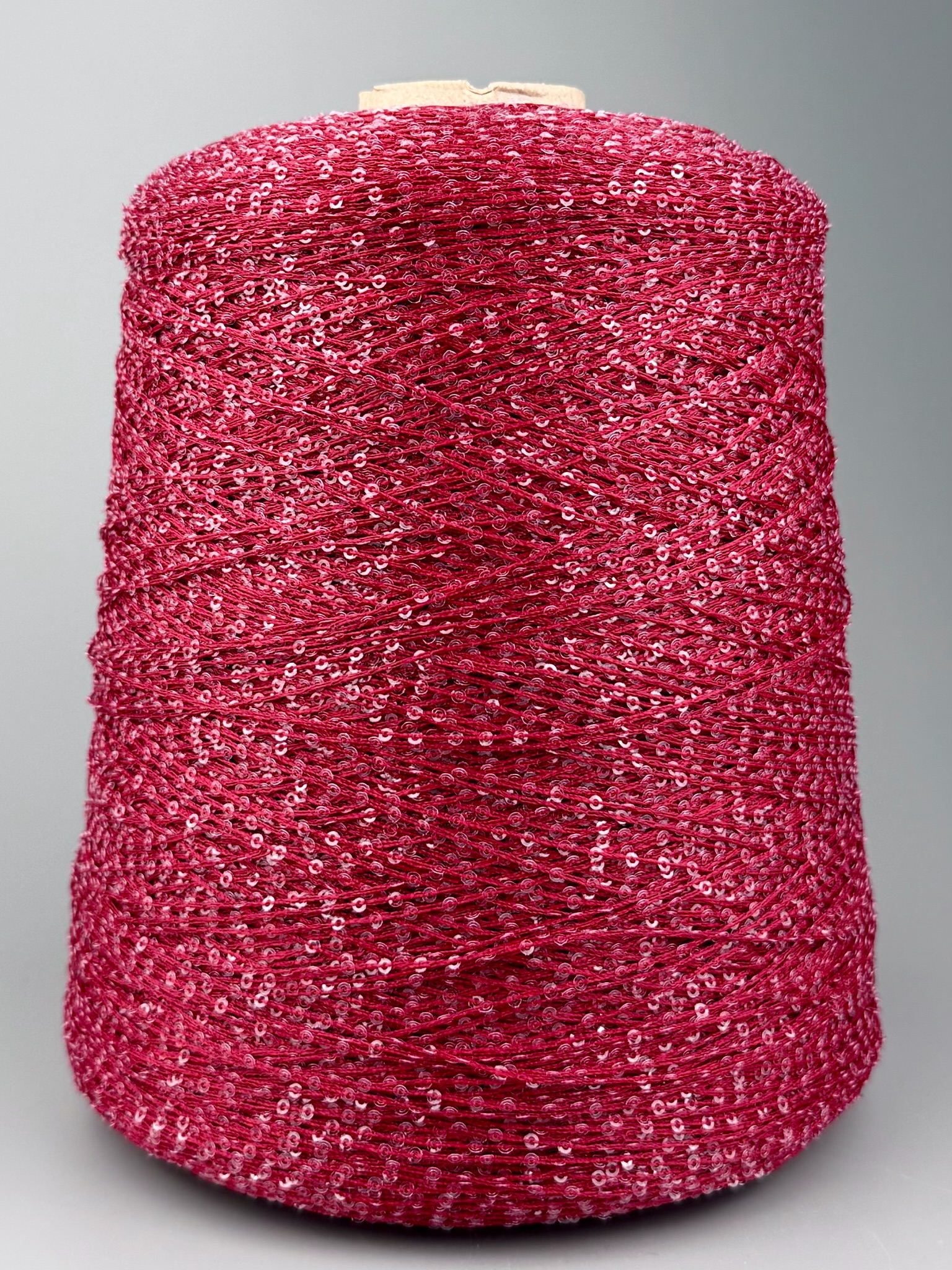 Torciatura di Domaso Art. Spangle Colours 4.5 – fil à paillettes col. Bordeaux 309 photo 2